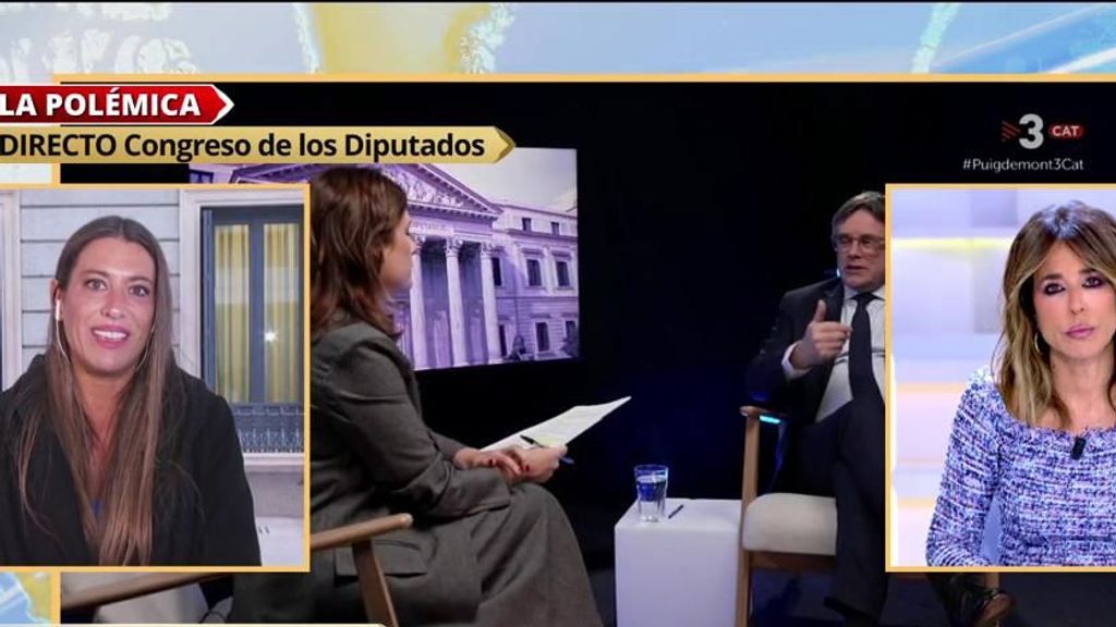 Míriam Nogueras responde en catalán a Ana Terradillos y la presentadora reacciona: "No la entiendo?"